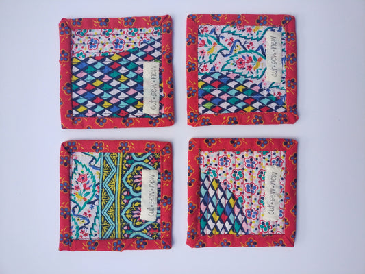 Shirt Scrap Coasters