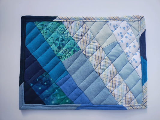 Coastal Breeze Patchwork Mug Rug
