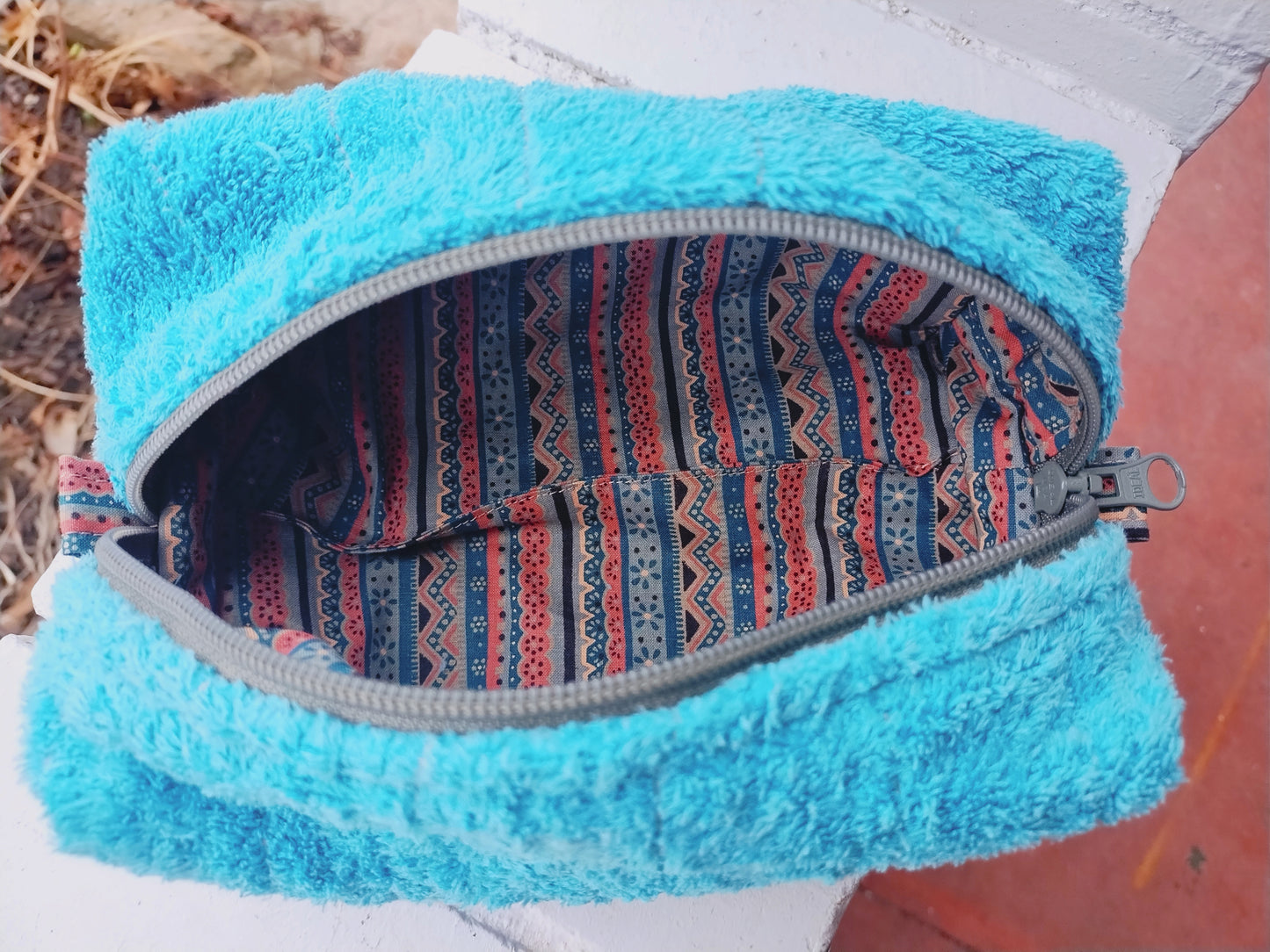 Small toiletry bag - blue