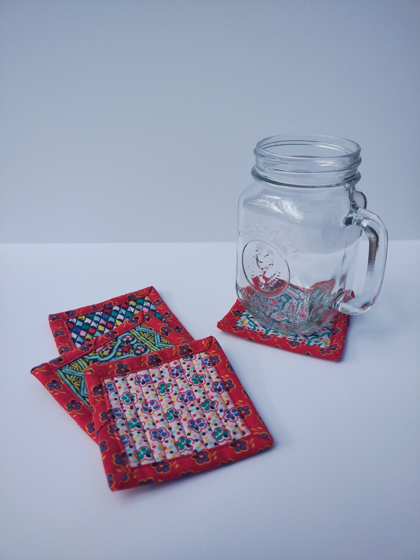 Shirt Scrap Coasters